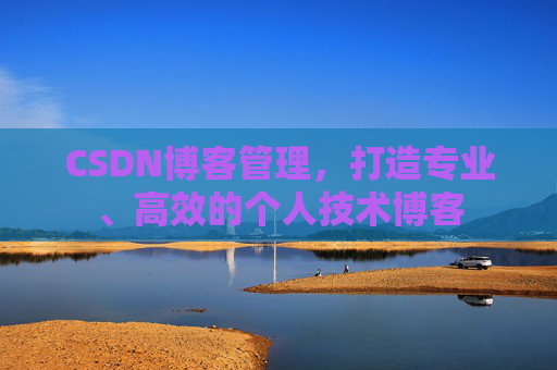 CSDN博客管理，打造专业、高效的个人技术博客